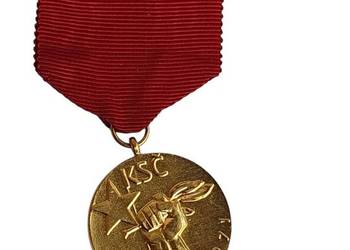 Stary medal odznaczenie KSČ – Czechosłowacja, 1921–1971, lata 70. oryginał