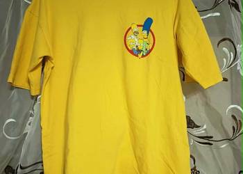 Chłopięca Koszulka T-Shirt Bawełniana Streetwear Nadruk The Simpsons 170