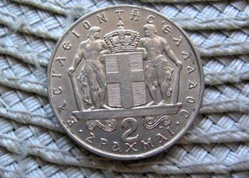 Grecja 2 Deachmy 1967r - Konstantyn II