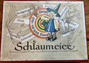 Gra planszowa Niemcy NRD 1955 Schlaumeier oryginalny