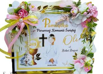 Pamiątki z okazji I Komunii Św., CHRZTU Św.,  FB emilcia22 (Y)