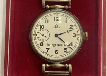 Pasówka Omega „Kriegsmarine” – zegarek kieszonkowy przerobiony na naręczny