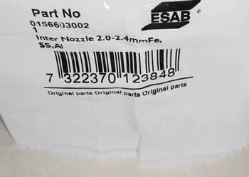prowadnik wewnętrzny 2.0-2.4 esab