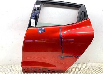 DRZWI LEWY TYŁ RENAULT CLIO IV Hatchback CZERWONY