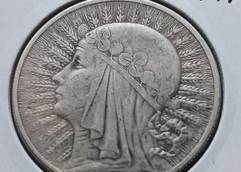 10 zł Głowa kobiety 1932 r.- nr. 1 - bez znaku mennicy