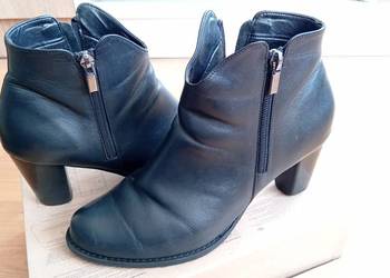 Buty, trzewiki, botki, skóra r.40