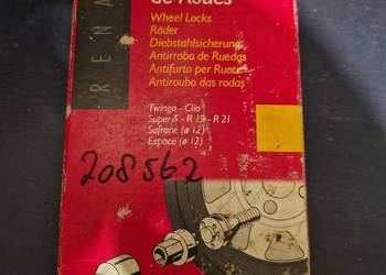 Śruby przeciwkradzieżowej Renault