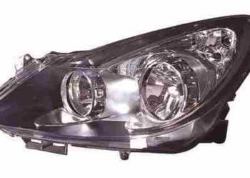 REFLEKTOR H7/H1 LE/PR ELE. (CZARNY)-OPEL CORSA D-10/06-12/10