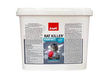 Trutka na gryzonie, myszy i szczury RAT KILLER PERFEKT KOSTKA 3KG