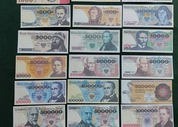 POLSKA zestaw 26 sztuk banknotów PRL NAJRZADSZE SERIE