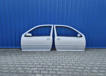 DRZWI PRZÓD PRAWY LUB LEWY VW GOLF IV ( 4 ) LB7Z SREBRNE 3D HB HATCHBACK