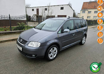 Volkswagen Touran Opłacony Zdrowy Zadbany Serwisowany Klima Navi 7osob 1Wł…