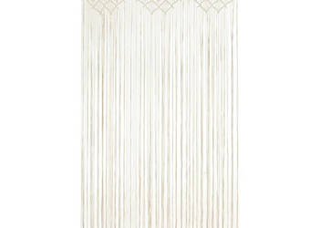 Zasłona z makramy 140 x 240 cm bawełna WM-323977