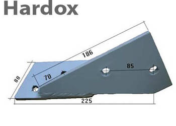 Wspornik HARDOX 90062109/L części do pługa SKJOLD