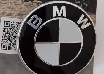 Czarny Emblemat Znaczek Logo do BMW 51148132375 82mm