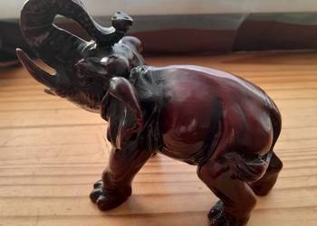 Figurka słonia wykonana z żywicy polimerowej -wys.13 cm.