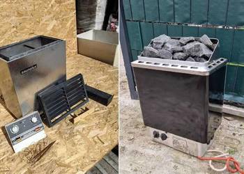 Piec Do Sauny ze Sterownikiem Saunalux Sauna Sucha Fińska suchej 6kw/ Sauna