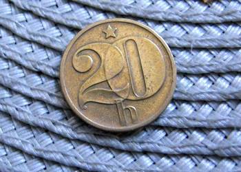 Czechoałowacja 20 Halerzy 1980r