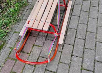 Sanki metalowe, drewniane
