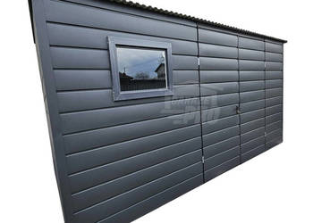 Schowek - domek ogrodowy 4x2 m - brama - okno dach GP752