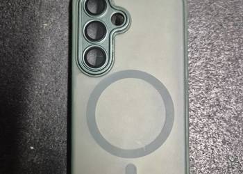 Etui na telefon Samsung galaxy s24 Magsafe + ochrona aparatu Zielone