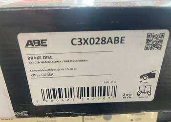 Tarcze hamulcowe opel corsa