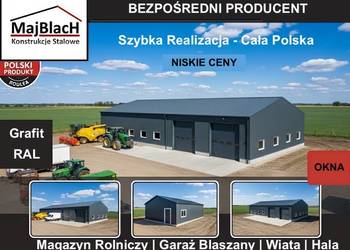 RAL - Garaż Blaszany Dwuspadowy |MAGAZYN|  -  Wiata HALA  - Maj-BlacH