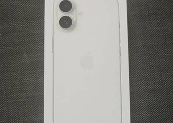 Sprzedam iPhone 16 128 GB White – NOWY, nieotwierany, z gwarancją!