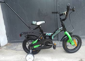 Rowerek Dzieciecy 12 cali Mbike + Kółka Boczne i Pchacz ---Okazja !!!