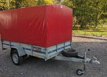 Używana przyczepa SUSKI TEMARED RYDWAN 265x150 h150 1 oś MOCNA