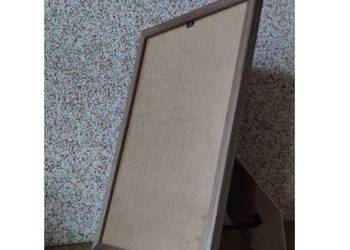 ramka drewniana na zdjęcia foto przeszklona  z podpórką do wieszania