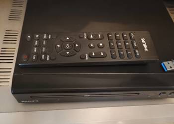 Dvd Philips USB HDMI 1080p idealny stan + pilot+RCA 5m+ nowe baterie
