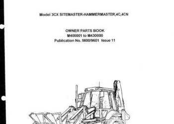 JCB 3CX 3CXSM SMHM 4C 4CN katalog części zamiennych
