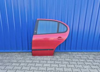 DRZWI TYŁ LEWY SEAT LEON I  SEAT TOLEDO II  CZERWONE MALINOWE
