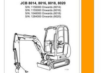 JCB 8014, 8016, 8018, 8020 instrukcja napraw SERVICE PL
