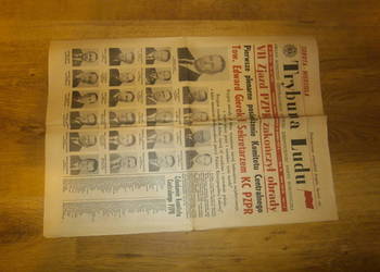 Trybuna Ludu 14 grudnia 1975 VII zjazd PZPR ładny stan