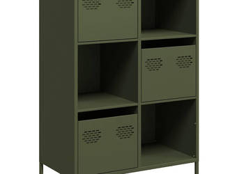 Szafka oliwkowa 68x39x1035 cm stal WM-851410
