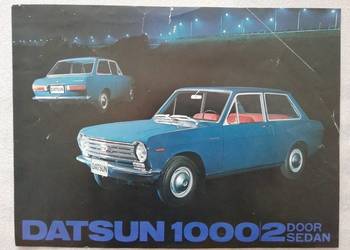Folder reklamowy Datsun 1000