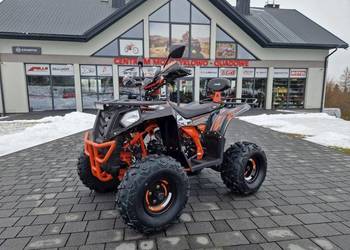 QUAD ASIX COMMANDER 125CC 8'' PÓŁAUTOMAT 3+1 E-START  CZARNO-POMARAŃCZOWY