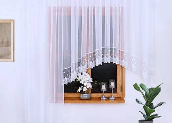 Zestaw balkonowy Firana Firanki Gotowe do pokoju salonu