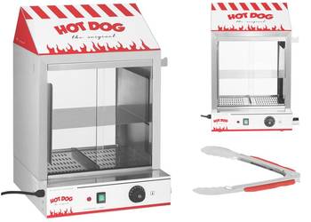 Podgrzewacz do hot dogów na 200 parówek i 50 bułek