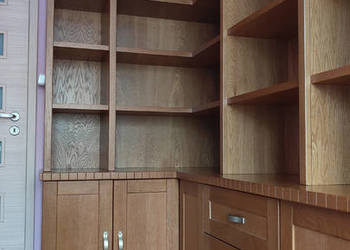 Mebel dębowy (biblioteczka) plus komoda