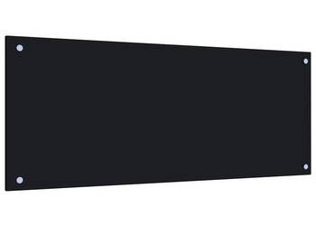 vidaXL Panel ochronny do kuchni, czarny, 100x40 cm(SKU:249490)