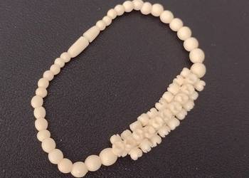 bransoletka z kości 19,5 cm vintage