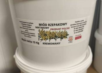 Miód rzepakowy kremowany 15 kg
