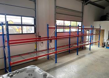 regały magazynowe PRZEMYSŁOWE NOWE H=260CM PÓŁKI sklep hala