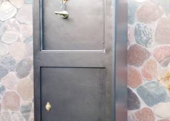 Zabytkowy Stary Sejf loft - kasa w stylu industrialnym