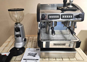 KOMPLET Ekspres 2 kolbowy CREM INT Expobar MI-C-2GR + młynek