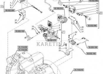 New Holland T6090 T6070 Zawór hamulca 48096328