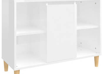 Szafka pod umywalkę biała wysoki połysk 80x33x60 cm WM-821286